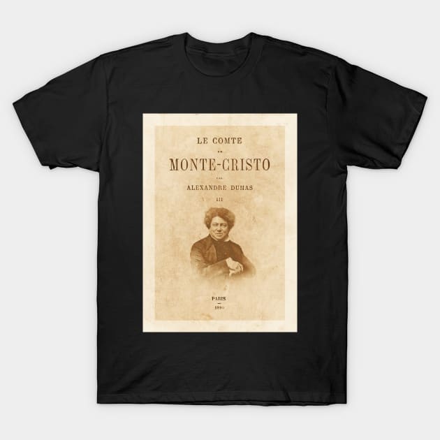 Alexandre Dumas - Monte Cristo T-Shirt by Labonneepoque